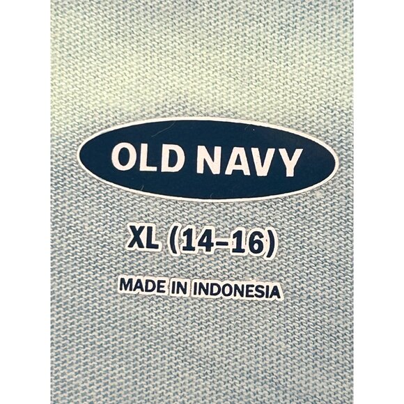 Old Navy Girls Maxi Dress XL 14-16 Blue White Tie Dye Striped Sleeveless Summer - Picture 3 of 11